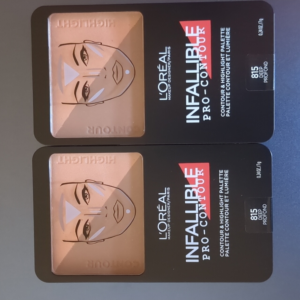 Loreal Paris Makeup Infallible Pro Contour Palette Dual Set ~ 815 Deep
